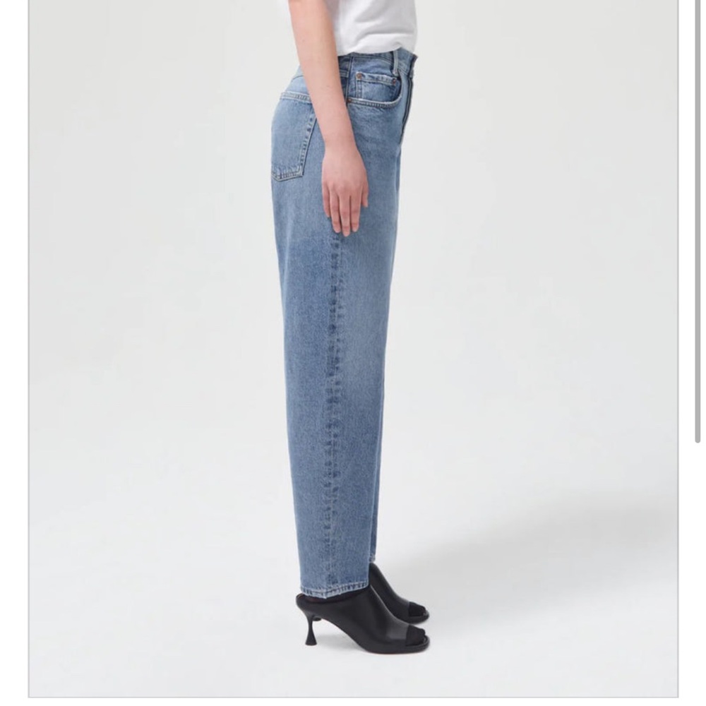 Agolde High Waisted Tapered Baggy Jeans - Picture 3 of 11